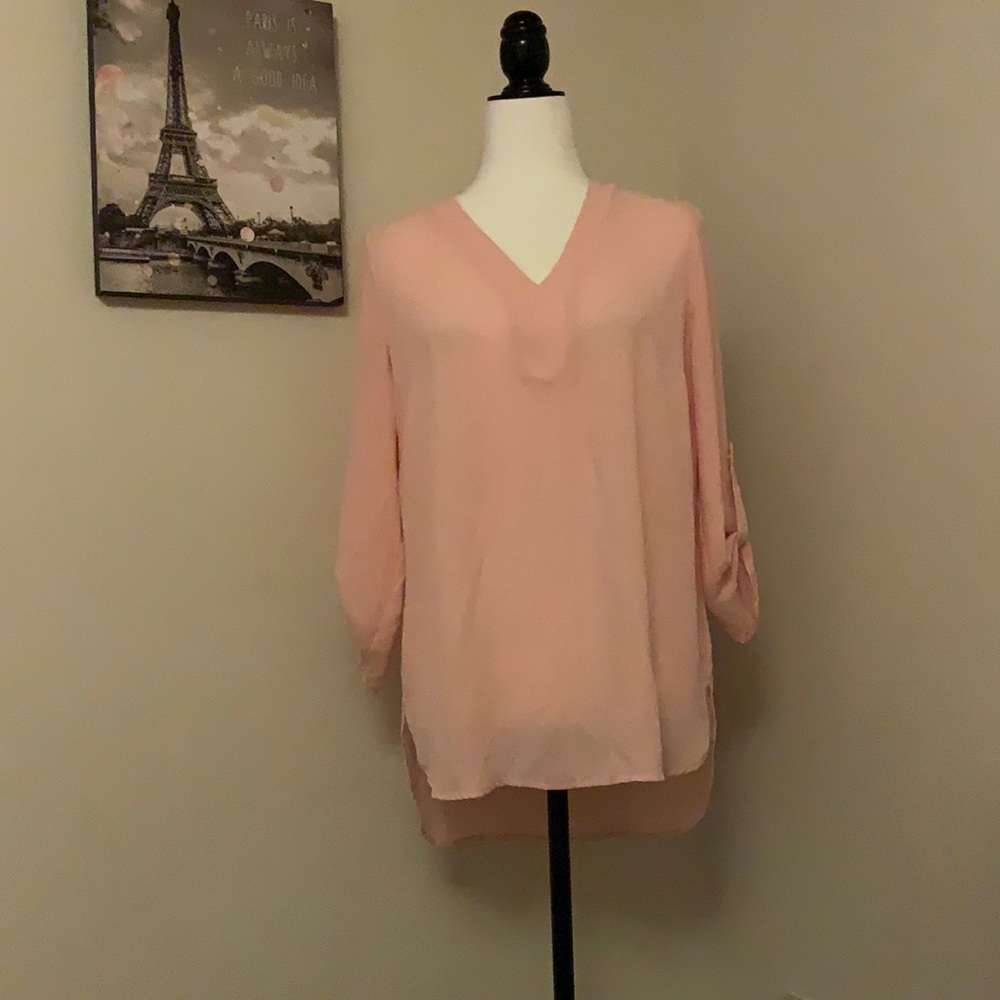 TACERA || pink blouse
